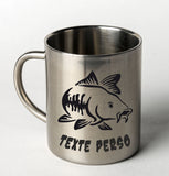 MUG INOX PERSONNALISE AVEC LOGO CARPISTE