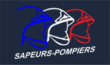 T-SHIRT SAPEUR POMPIER LOGO DOS ROND - ADM-BOUTIQUE