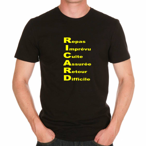 TEE SHIRT LOGO RICARD - la boutique du carpiste